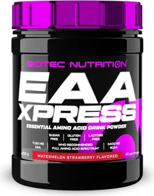 Image de EAA - Scitec Nutrition - Eaa xpress (400g) - Saveur Pastèque et Fraise
