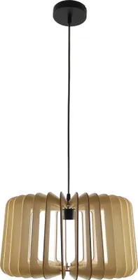 Produktbild von Pendelleuchte MOOD Holz Ø40CM – Nachhaltiges Design, 1-flammig E27 für warmes Ambiente