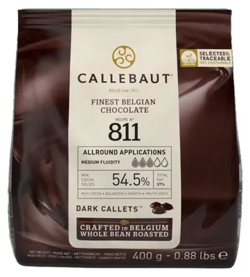 Produktbild von Recipe n°811 - dunkle Schokoladenkuvertüre 400g