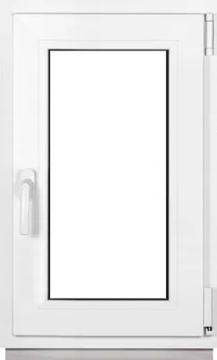 Obrázek produktu pro Plastová okna Framex bílá Šířka x výška 45 x 80 cm (450 x 800 mm) dvojitá (32 mm) otočná/sklopná DIN pravá - Premium - všechny velikosti