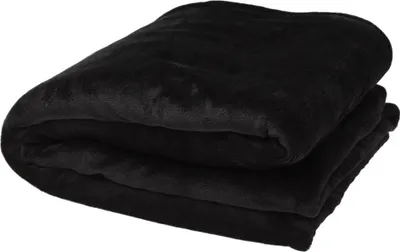 Produktbild von Floso - "Ashen" Decke, Teddy, recyceltes Material PF4837 (Einheitsgröße) (Schwarz)