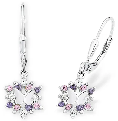 Produktbild von Prinzessin Lillifee Kinder Ohrringe Silber Schmetterling PLFS/80 - 9245703