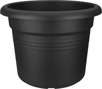 Image de elho green basics cilinder 45cm cache-pot - noir vif