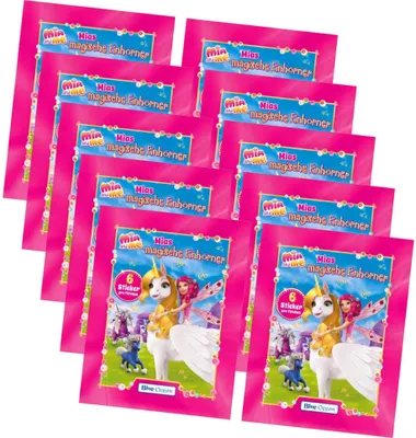 Produktbild von Mia and Me Sticker - Mias magische Einhörner 2023 - 10 Tüten Sammelsticker