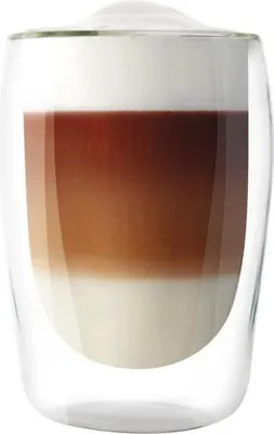 Produktbild von MELITTA Set mit 2 Borosilikatgläsern für Macchiato Latte, 300 ml, transparent