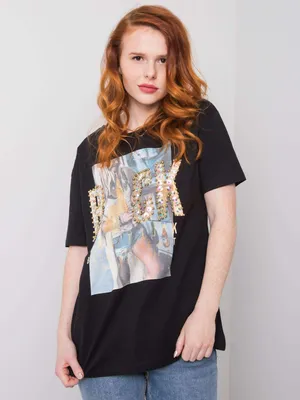 Produktbild von H&B Kurzarm-T-Shirt für Frauen Awli schwarz M