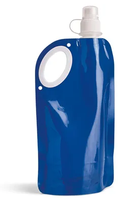 Produktbild von Wasserflasche/Getrankeflasche faltbar - blau - Kunststoff - 770 ml