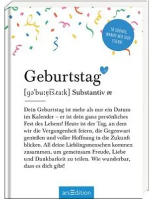 Produktbild von Geburtstag (Substantiv, m)