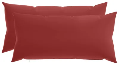 Produktbild von vidaXL Kissenbezug 2 pcs HEERLEN Weinrot 40 x 80 cm Polyester
