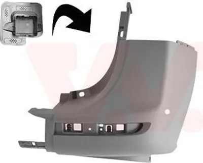 Produktbild von VAN WEZEL Heckstoßstange Stoßfänger Hinten Rechts passend für MERCEDES-BENZ Sprinter 3,5-T Kastenwagen (907, 910) Sprinter 3,5-t Tourer (907)