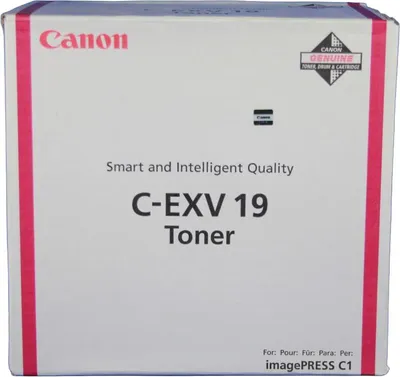 Productafbeelding van Canon C-EXV19 tonercartridge - Magenta - Voor laserprinters - Verpakking van 1 - Origineel product