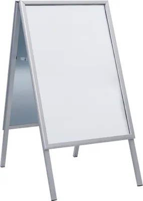 Produktbild von EUROPEL Plakatständer wasserfest A1 silber