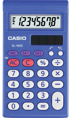 Produktbild von Casio Schulrechner SL-450 S 8 Stellen, Solar/Batterie