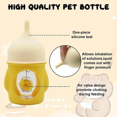 Image de Biberon pour animaux de compagnie, biberon pour chatons, biberon anti-fuites pour chiens, biberon pour chatons, petit biberon pour animaux (20 ml)