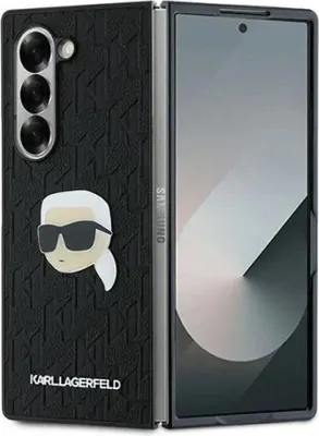 Obrázek produktu pro Pouzdro Karl Lagerfeld Saffiano Monogram Head Pin Na Samsung Galaxy Z Fold 6 - černé