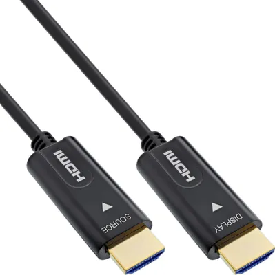 Immagine prodotto di Cavo InLine® HDMI AOC, HDMI ad alta velocità con Ethernet 4K/60Hz plug/plug 10m