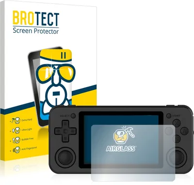 Produktbild von BROTECT Schutzglas für Anbernic RG351P Schutzfolie Panzer Folie Glas Display Schutz klar