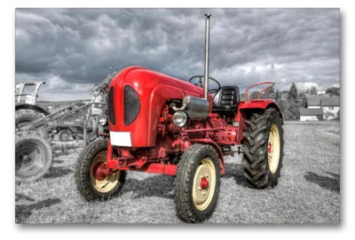 Produktbild von Premium Textil-Leinwand 90x60cm quer Ein Motiv aus dem Kalender Nostalgie auf Feld und Flur | Wandbild, HD-Bild auf Keilrahmen, Fertigbild auf hochwertigem Vlies, Leinwanddruck von Peter Härlein