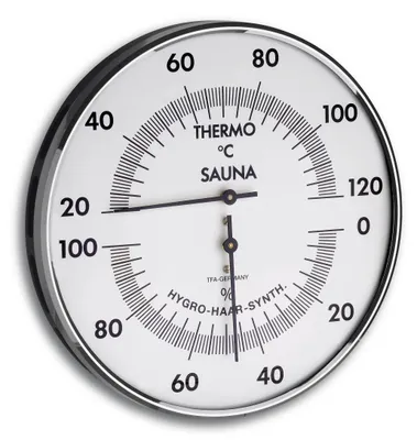 Produktbild von TFA Dostmann Sauna-Thermo-Hygrometer, Ø 132mm