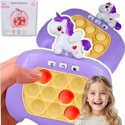 Immagine prodotto di Pop It Unicorn Bubble Antistress Lila Arcycle Spiel