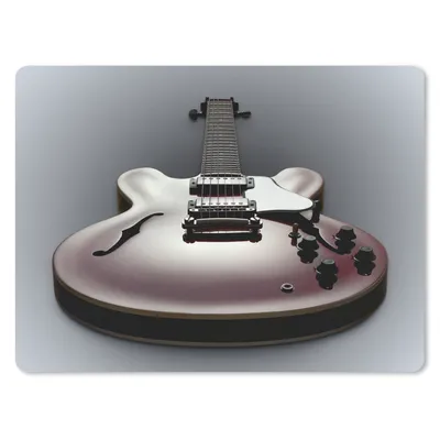 Produktbild von MuchoWow® Mauspad Mousepad Eine dunkelrote E-Gitarre 40x30 cm - Mousepads - Maus Mat - Pad - Mausunterlage - Anti Rutsch