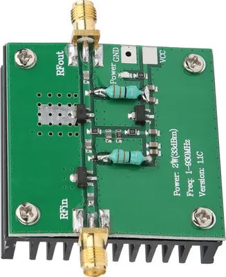 Obrázek produktu pro 12V DC RF výkonový širokopásmový zesilovací modul 1-930MHz pracovní frekvence