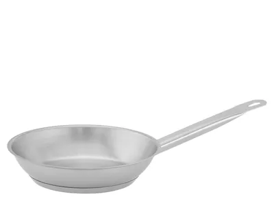 Produktbild von TECHNICA Edelstahlpfanne ⌀20 cm | Pfanne Induktion für Profiküchen 1,26 L | Robuste Bratpfanne ohne Beschichtung | Hitzebeständiger Griff
