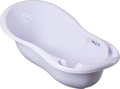 Produktbild von Anatomische Badewanne 102 cm lila Ente