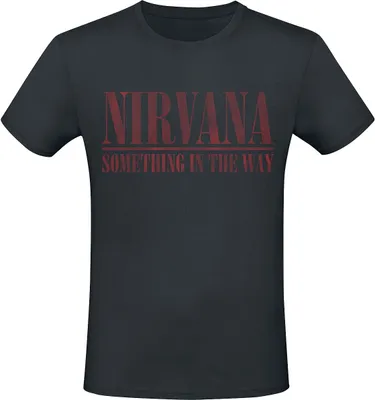 Produktbild von Nirvana T-Shirt Herren Something In The Way schwarz M
