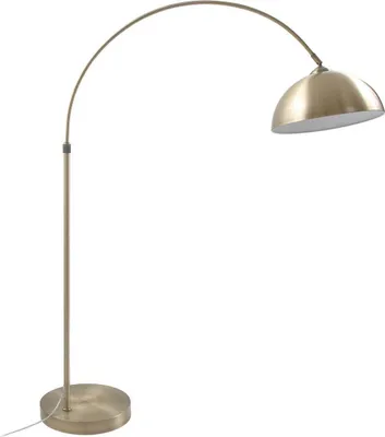 Produktbild von Lindby Bogenstehleuchte Lennart, messing antik, Metall 183cm
