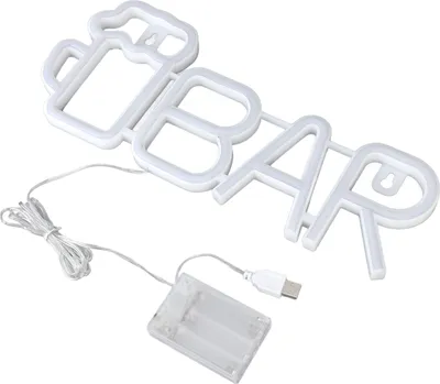 Imagen del producto de Letrero de neón LED, luz de neón para bares, letrero de neón para bares de cerveza, letrero iluminado, letreros de neón, letreros LED, letrero de neón para bares, letrero de neón para bares