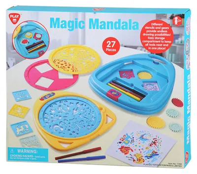 Immagine prodotto di Playgo Set di pennarelli Magical Mandala - 27 pezzi.