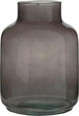 Image de Ecoglassworks Vase Gigi Rauch, vase de décoration, vase de fleurs, vase en verre, verre recyclé, Smoke, 20 cm, W-395K2