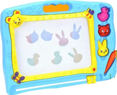 Image de Planche à dessin magnétique pour enfants, jouet d'apprentissage de dessin d'écriture effaçable coloré pour garçons-filles