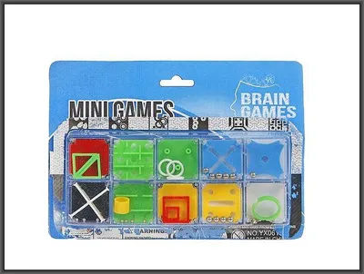 Zdjęcie produktu dla Hipo! Mini Labirynty Logiczne 10szt - Rozwijaj logiczne myślenie poprzez zabawę!