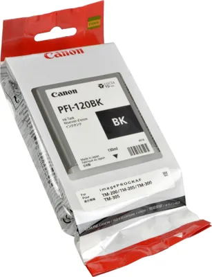 Produktbild von Canon PFI-120BK, Schwarz, Tinte auf Pigmentbasis, 130 ml, 1 Stück(e)