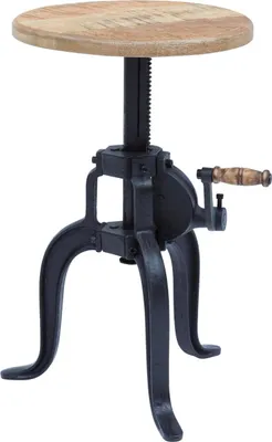 Obrázek produktu pro FURNLUX Odkládací stolek Avola Béžová a černá 36 cm / Hlavní barva: Béžová / Rozměry: 36 x 61 x 36 cm