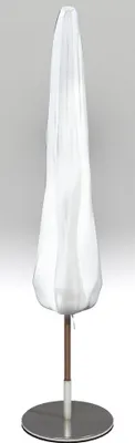 Produktbild von Grasekamp Schirmhülle 200cm lang Sonnenschirm bis  Ø 350 cm Schutzhülle Schutzhaube  Abdeckplane Weiß