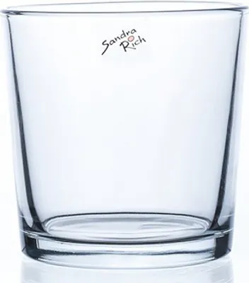 Image de Vase en verre Photophore Vase de table de Sandra Rich série CYLI clair 11cm