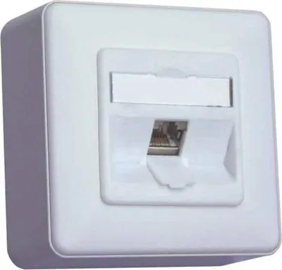 Zdjęcie produktu dla METZ CONNECT 130B11D10002-E Gniazdo wyjściowe RJ-45 białe (130B11D10002E90)
