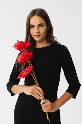 Zdjęcie produktu dla Stylove Damska Sukienka Midi Lledwg S350 Czarny XL