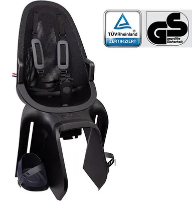 Produktbild von Kindersitz QIBBEL AIR, MIK-HD, Gepäckträgermontage, midnight black, Widek, Q760
