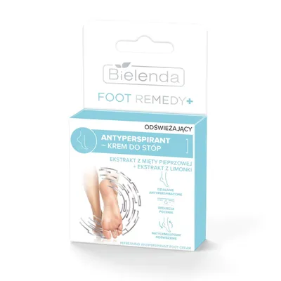 Zdjęcie produktu dla Bielenda Foot Remedy odświeżający Antyperspirant-krem do stóp, 50ml