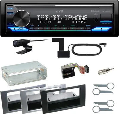 Produktbild von JVC KD-X482DBT Bluetooth DAB Einbauset für Ford Kuga Fusion Galaxy S-Max