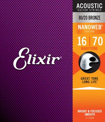Produktbild von Elixir 80/20 Nanoweb Akustik 16-70