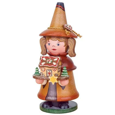 Produktbild von Wichtel Pfefferkuchenhaus (14cm) Räuchermann von Hubrig Volkskunst