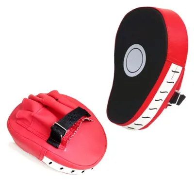 Image de Gants de protection 2 pièces - Protège-mains enPolyuréthanerouge - Kickboxing - Muay Thai - Karaté - Conception ergonomique - Protections pour les mains de boxe