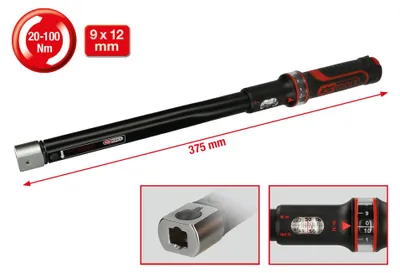 Produktbild von KS Tools 516.1632, Drehmomentschlüssel, Nm, Mechanisch, 20 - 100 Nm, 3%, Deutschland