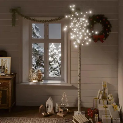 Zdjęcie produktu dla Maison Exclusive - Choinka świąteczna, 220 diod LED, 2,2 m, światło białe, do użytku wewnątrz i na zewnątrz