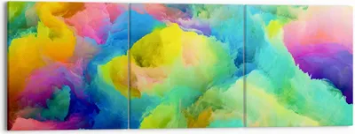Produktbild von Bild auf Leinwand - Leinwandbild - Abstraktion modern - 150x50cm - Wand Bild - Wanddeko - Leinwanddruck - Bilder - Kunstdruck - Wanddekoration - Leinwand bilder - Wandkunst - CA150x50-4055
